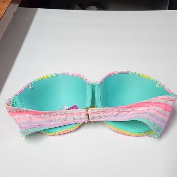 Victoria Secret Multi Color pastel Stripe Top - Picture 2 of 4